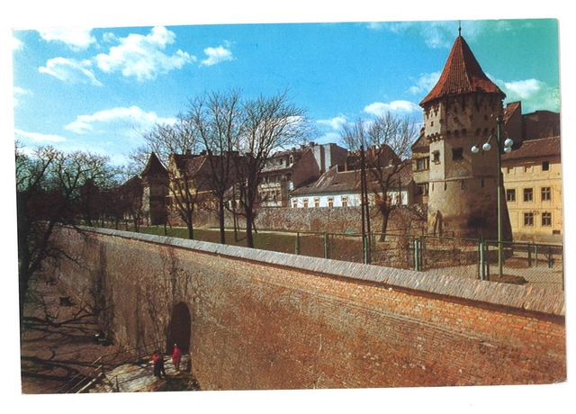 1742 - Sibiu. Zidurile cetatii